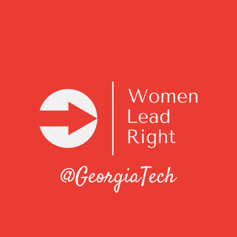 Women Lead Right @Georgia Tech logo