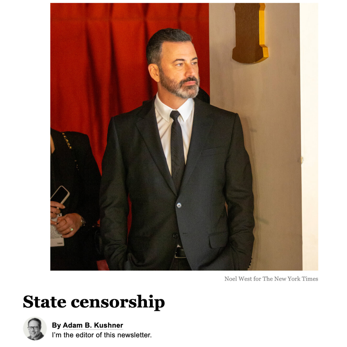 A screenshot of an articled called "State Censorship"